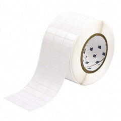 Label Maker Label: White, Cloth, 10,000 per Roll