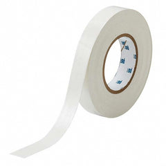 Continuous Tape for Printer: 3/8" x 165', Cloth, White