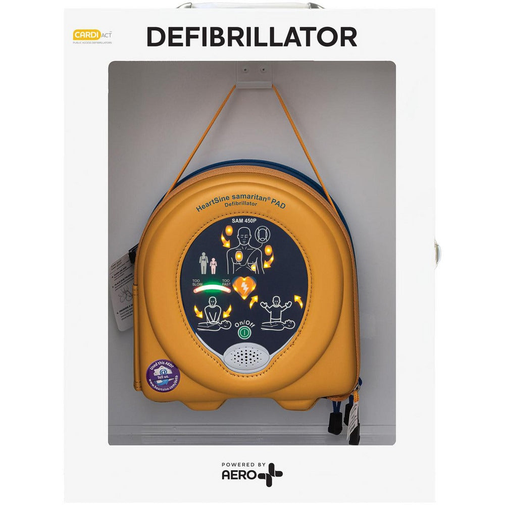 Defibrillators (AED); Defibrillator Type: Semi-Automatic; Battery Chemistry: Lithium-ion; Battery Size: Stryker Custom Battery; Number Of Batteries: 1; Batteries Included: Yes; Overall Height: 18.25 in; Overall Length: 6.75 in