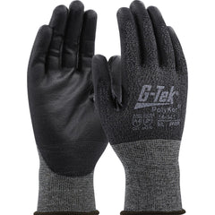 Cut, Puncture & Abrasion-Resistant Gloves: G-Tek 16-541, Size 2X-Large, ANSI Cut A4, ANSI Puncture 2, Polyurethane, PolyKor