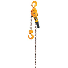 Manual Lever Hoist: 5500 lb Capacity, 15' Max Lift