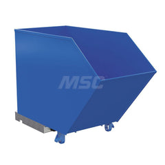 Stationary Tilt Hopper: 4,000 lb Capacity, 27" Wide, 56.56" Long, 38.625" High