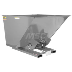 Stationary Tilt Hopper: 4,000 lb Capacity, 70" Wide, 68.38" Long, 51.75" High