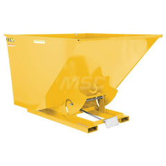 Stationary Tilt Hopper: 4,000 lb Capacity, 70" Wide, 68.38" Long, 51.75" High