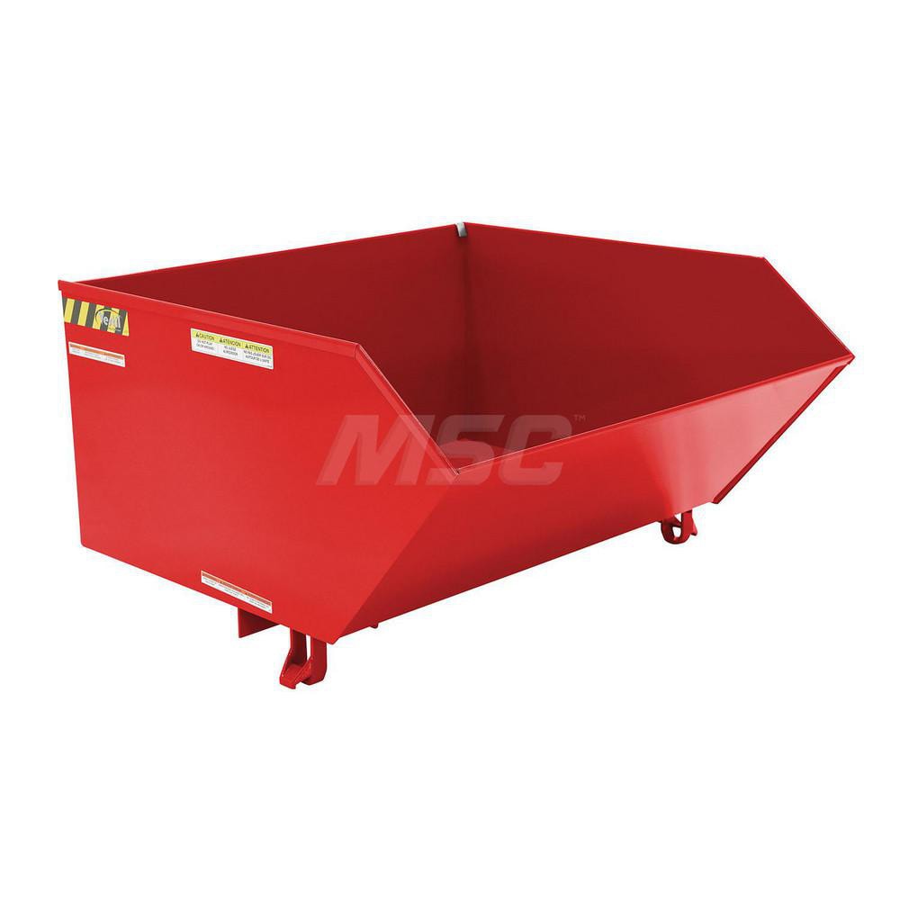 Stationary Tilt Hopper: 6,000 lb Capacity, 51" Wide, 51.25" Long, 28.1875" High