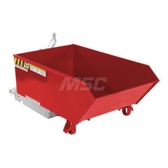 Stationary Tilt Hopper: 4,000 lb Capacity, 27" Wide, 46.13" Long, 21.375" High