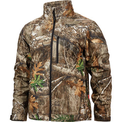 Heated Jacket: Size X-Large, Real Tree Camo, Polyester