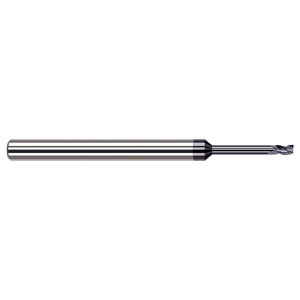 Square End Mill: 0.1562" Dia, 0.2340" LOC, 4 Flute, Solid Carbide