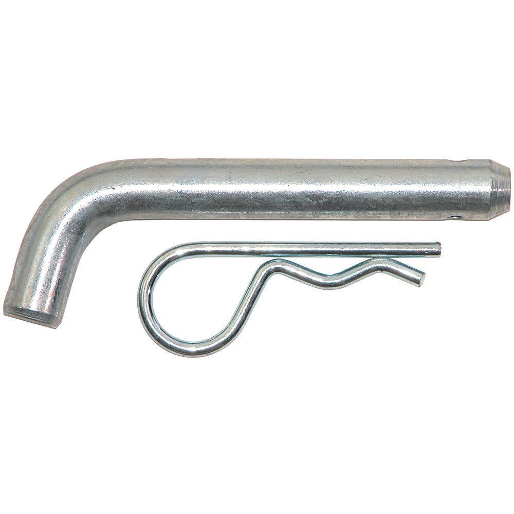 Hitch Pins; Pin Type: Pin Lock; Pin Diameter: 0.6250; Overall Length: 3.30; Usable Length: 3.316 in; Material: Carbon Steel; Finish: Zinc; Hole Size: 2 in