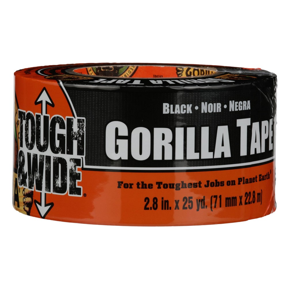 Duct & Foil Tape; Tape Type: Utility Cloth Duct, Duct Tape; Thickness (mil): 17; Color: Black; Series: Gorilla Tape; Series Part Number: 106425