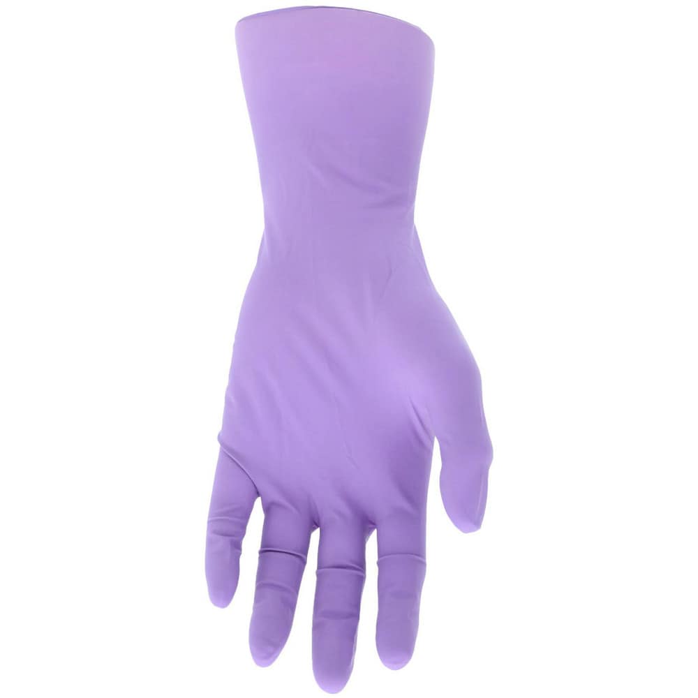 Disposable Gloves: Series Chemtech, Size Large, 6.0 mil, Nitrile, Neoprene and Latex Blend, Food Grade, Powder-Free