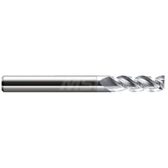 Roughing End Mill: 0.0620" Dia, 3 Flute, Single End, Solid Carbide, Chipbreaker