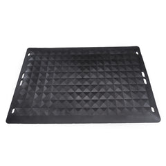 Anti-Fatigue Modular Anti-Fatigue Mat: Dry Environment, 40" Long, 28" Wide, 3/4" Thick, Beveled Edge, Black