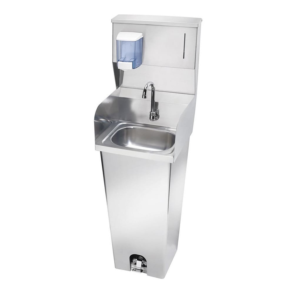 Pedestal Hand Sink with Foot Pump: