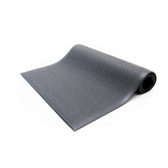 Anti-Fatigue Mat: 3' Length, 2' Wide, 3/8" Thick, Vinyl, Beveled Edge, Light-Duty