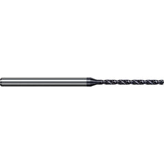 Micro Drill Bit: 1.25 mm Dia, (0.0492"), 140 deg, Solid Carbide