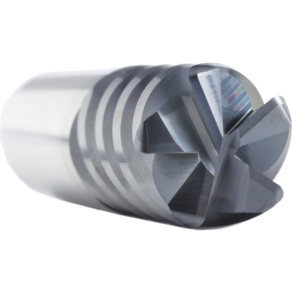 Corner Radius End Mill: 1/2" Dia, 1" LOC, 0.0620" Radius, 5 Flute, Solid Carbide