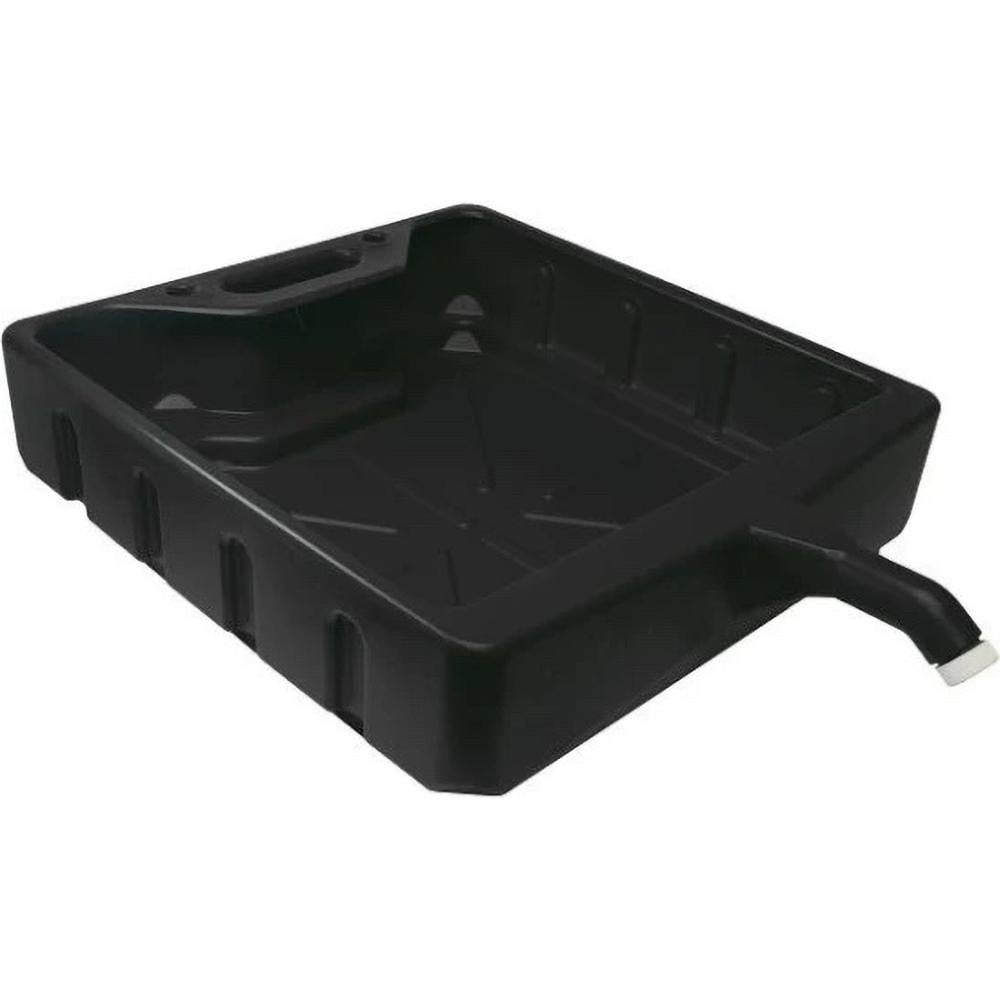 Oil Drain Containers; Container Size: 20 qt; Color: Black; Hose Length: 4 in; Overall Length: 25.00; Overall Width: 18; Features: Oil Changes