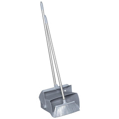 Dust Pans & Scoops; Type: Lobby Dustpan wih Broom; Dust Pan Type: Upright; Handle Style: Upright; Body Material: Polypropylene; Handle Material: Aluminum; Handle Length: 37 in; Pan Length: 14.6; Pan Wdith: 7