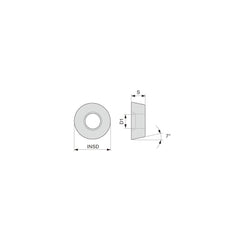 Turning Insert: RCMM1204M0-61 T9225, Carbide