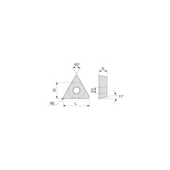 Boring Inserts; Insert Style: TPGT; Insert Size Code: 5.520.5; Insert Material: Carbide; Material Grade: M20, M30, P30, P20; Manufacturer Grade: SH725; Inscribed Circle (Inch): 11/64