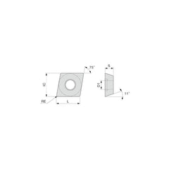 Boring Inserts; Insert Style: EPGT; Insert Size Code: 4.51.81; Insert Material: Carbide; Material Grade: P35, S15, S05, M20, M35, P20; Manufacturer Grade: SH730; Inscribed Circle (Inch): 9/64