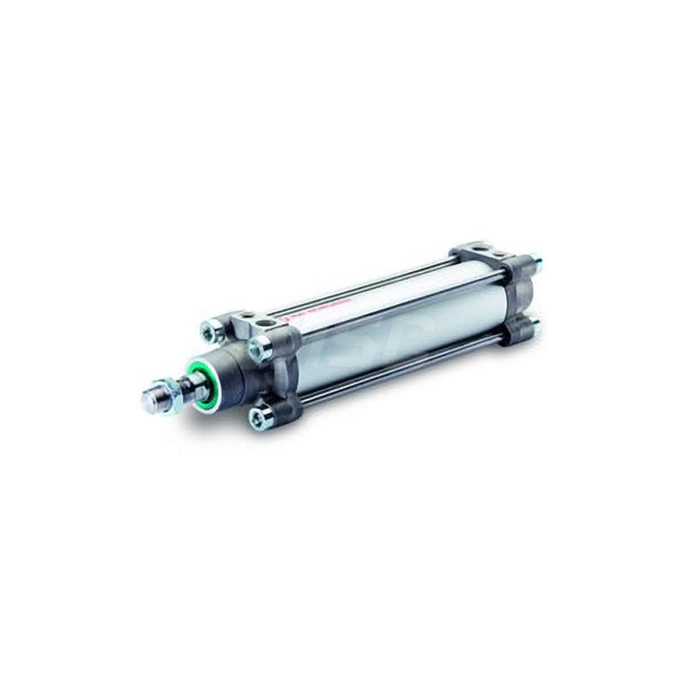 NFPA Tie Rod Cylinders; Actuation: Double Acting; Bore Diameter: 125 mm; Rod Diameter: 32 mm; Body Material: Steel; Port Size: 1/2; Rod Thread Size: 27 mm; Stroke Length: 100 mm