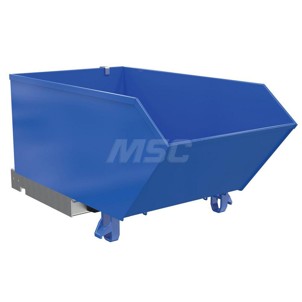 Stationary Tilt Hopper: 2,000 lb Capacity, 27" Wide, 48.31" Long, 22.4375" High