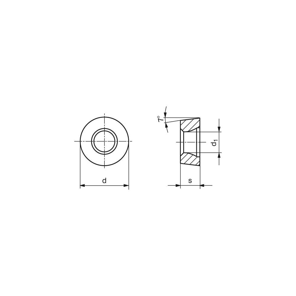 Turning Insert: RCGT1003MOFN-27 AMZ, Carbide