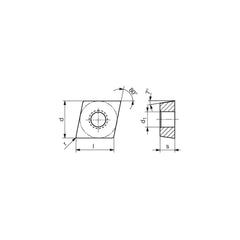 Turning Insert: CCMT21.51EN-29 CTPX715, Carbide