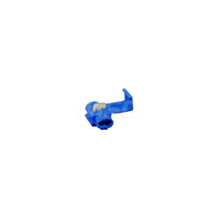 Quick Splice Connectors; Terminal Type: Tap, Run; Compatible Wire Size (sq mm): 14 AWG; Minimum Compatible Wire Size: 18; Number of Wire Entries: 3; Color: Blue; Termination Method: IDC