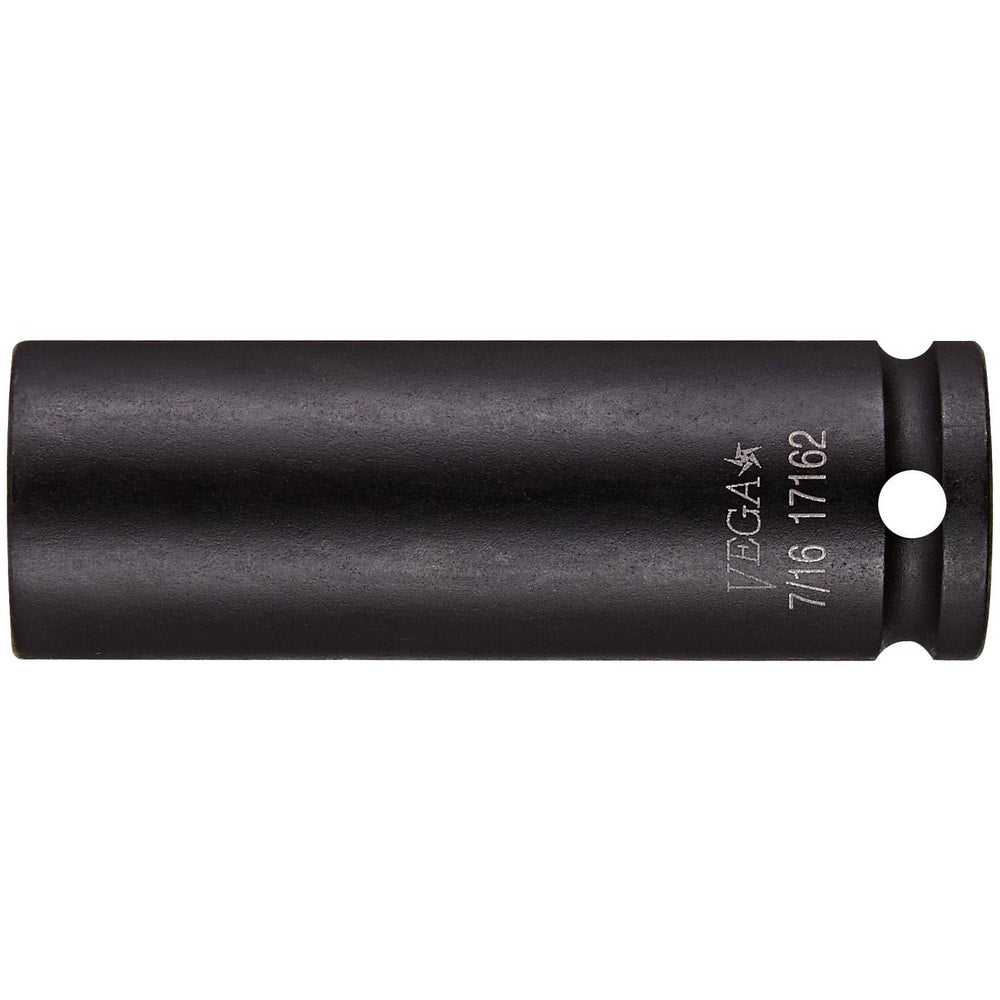 Impact Socket: 1/4" Drive, 10 mm Socket, Square Drive