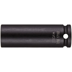 Impact Socket: 1/4" Drive, 10 mm Socket, Square Drive