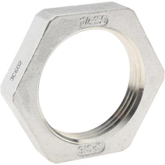 Stainless Steel Pipe Fittings; Fitting Type: Lock Nut; End Connection: NPT