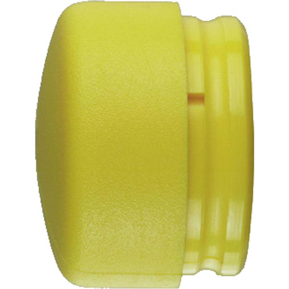 Replacement Heads & Faces; Tip Type: Replacement; Material: Polyurethane; Tip Diameter (Decimal Inch): 1.6000; Color: Yellow; Mount Type: Clamping Head