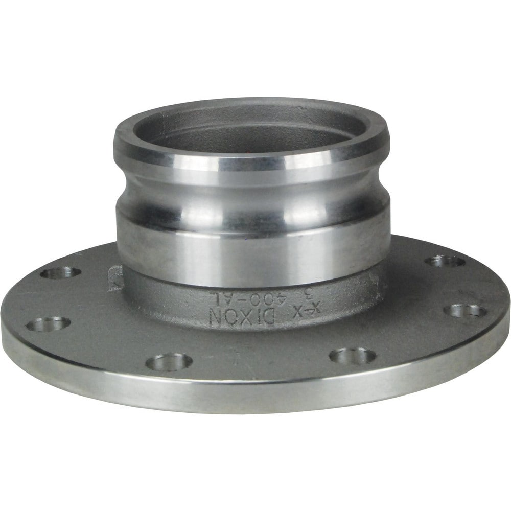 Suction & Discharge Hose Couplings; Type: 150 Flange; Coupling Type: Cam & Groove; Coupling Descriptor: Adapter x 150# ASA Flange; Material: Aluminum; Coupler Size (Fractional Inch): 6; Thread Size: Non-Threaded; Hose Size: 6