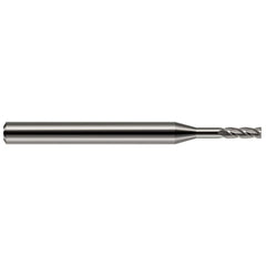 Square End Mill: 0.0150" Dia, 0.0450" LOC, 4 Flute, Solid Carbide