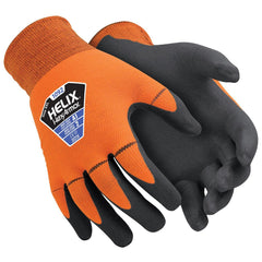 Cut, Puncture & Abrasion-Resistant Gloves: HexArmor Helix, Size 2X-Large, ANSI Cut A1, ANSI Puncture 2, Nitrile, Nylon