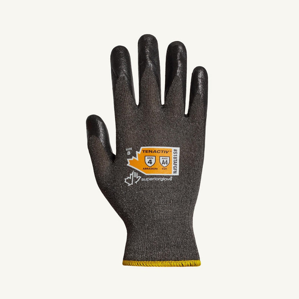 Cut, Puncture & Abrasion-Resistant Gloves: Superior Glove Works STACXPNRT, Size 2X-Small, ANSI Cut A7, ANSI Puncture 4, Micropore Nitrile, Engineered Yarn