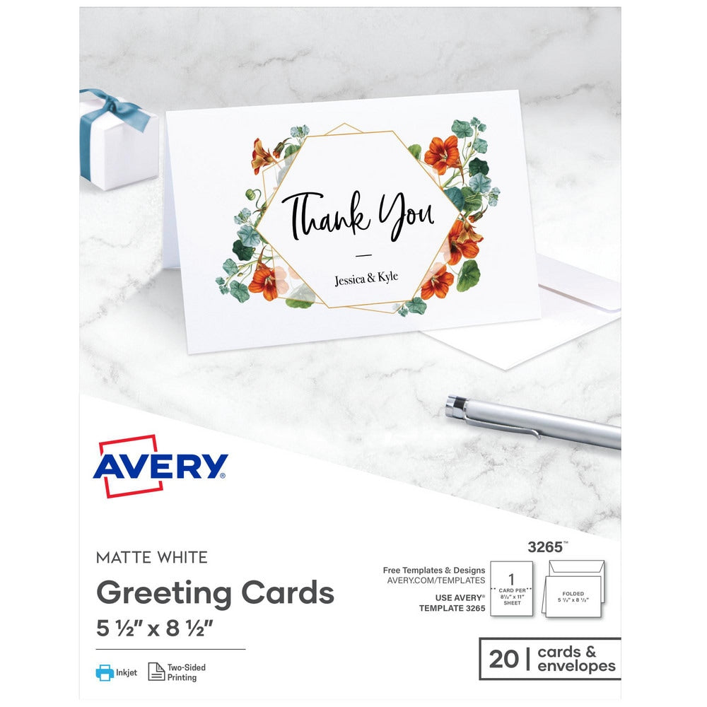 Greeting Card: Matte White