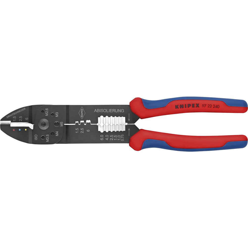 Crimpers; Handle Style: Comfort Grip; Crimper Type: Crimping Pliers; Maximum Wire Gauge: 16; Handle Material: Comfort Grip