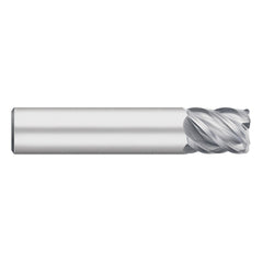 Corner Radius End Mill: 5/16" Dia, 1/2" LOC, 0.0200" Radius, 5 Flute, Solid Carbide