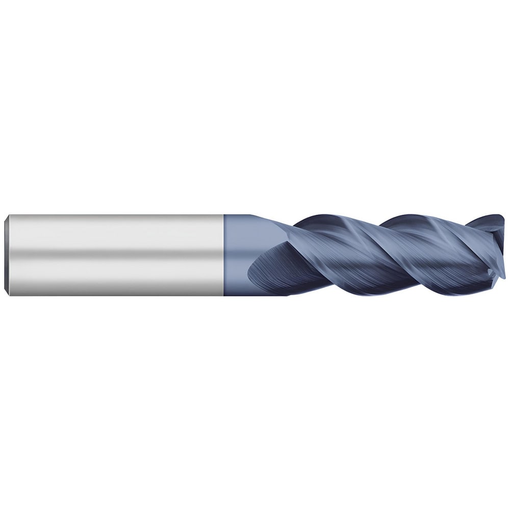 Corner Radius End Mill: 5/8" Dia, 1-5/8" LOC, 0.0400" Radius, 3 Flute, Solid Carbide