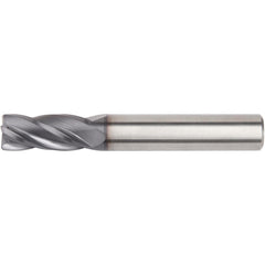 Square End Mill: 14.00 mm Dia, 75.00 mm LOC, 4 Flute, Solid Carbide