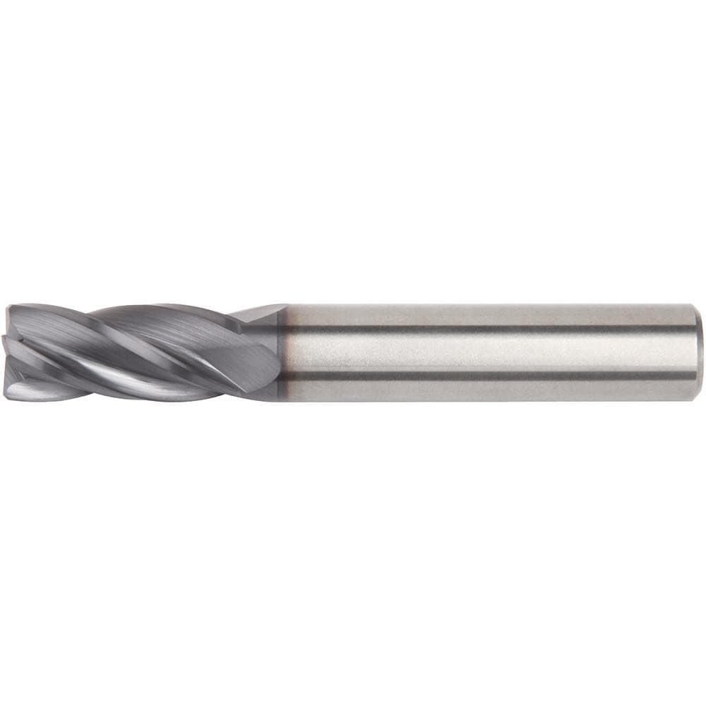 Square End Mill: 18.00 mm Dia, 24.00 mm LOC, 4 Flute, Solid Carbide