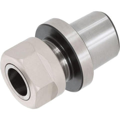 Collet Chuck: 1.00 to 10.00 mm Capacity, Full Grip Collet, 32.00 mm Shank Dia, Modular Connection Shank, Dual Contact