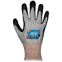 Cut, Puncture & Abrasion-Resistant Gloves: Superior Glove Works STAGPN, Size 2X-Large, ANSI Cut A5, ANSI Puncture 5, Micropore Nitrile, Engineered Yarn