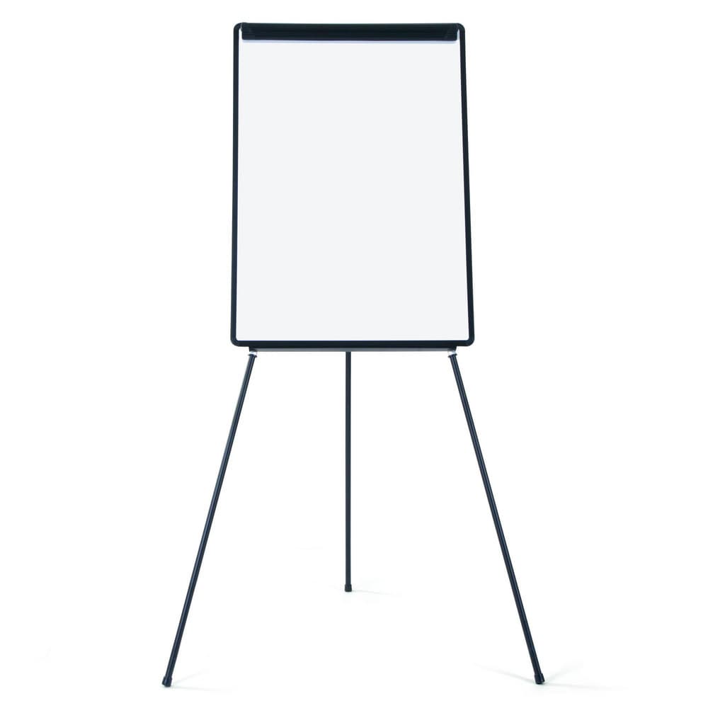 Easels; Easel Type: Presentation; Adjustable Height Range: Up to 71.5"; Overall Width: 27 in; Frame Color: Black; Frame Material: Plastic; Portable: Yes