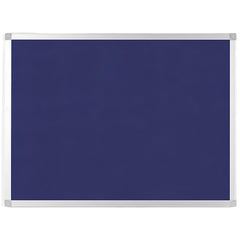 Cork Bulletin Boards; Bulletin Board Type: Fabric Bulletin Board; Board Color: Blue; Board Material: Fabric; Width (Inch): 35.43; Height (Inch): 23.62; Frame Material: Aluminum; Frame Color: Silver