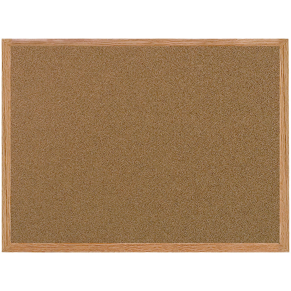 Cork Bulletin Boards; Bulletin Board Type: Open Cork Bulletin Board; Board Color: Brown; Board Material: Cork; Width (Inch): 59; Height (Inch): 35.4; Frame Material: Wood; Frame Color: Brown